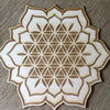 Flower of Life Lotus Crystal Grid