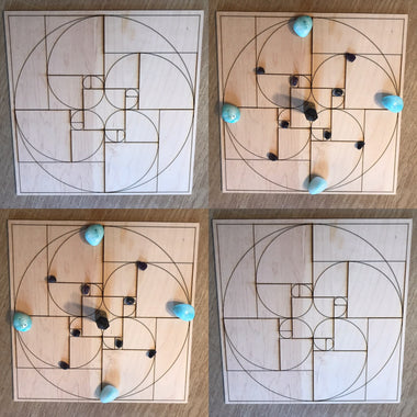 Golden Ratio Crystal Grid