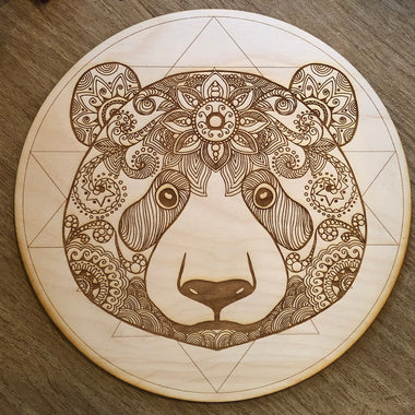 Crystal Grid - Panda Sri Yantra 
