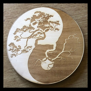 Yin Yang Tree of Life Crystal Grid - Tree Crystal Grid 