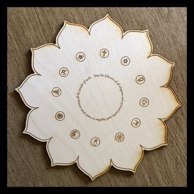 Reiki World Peace Crystal Grid - 3, 6, 9 or 12 Inches 