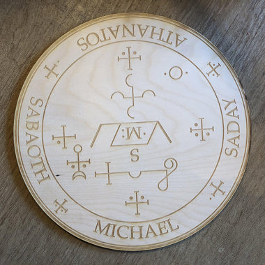 Michael Crystal Grid - Michael Altar Table 