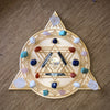 Triangle Circle Crystal Grid - Three 