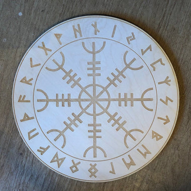 Helm of Awe Crystal Grid - Runes Crystal Grid 