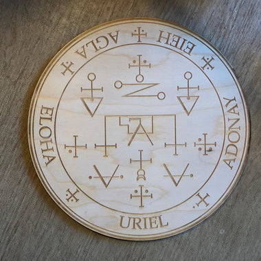 Uriel Crystal Grid - Uriel Altar Table 