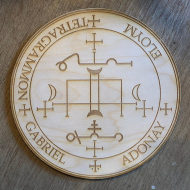 Gabriel Crystal Grid - Gabriel Altar Table 