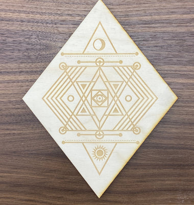 Diamond Geometric Crystal Grid - Geometric  Crystal Grid