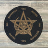 Celtic Pentagram Pendulum Board - Celtic Moon Divination Board - Altar Decoration