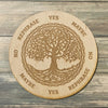 Tree of Life Pendulum Board - Tree of Life Divination Board - Celtic Pendulum Board - Altar Decoration