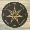 Faery Star Pendulum Board - Faery StarDivination Board - Septagram Pendulum Board - Altar Decoration