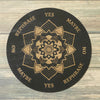 Mandala Pendulum Board - Mandala Divination Board - Altar Decoration