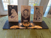 Sphinx Tarot Card Holder - Egyptian Card Holder - Altar Card Holder