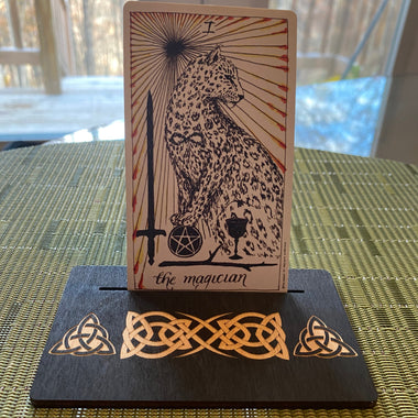 Celtic Tarot Card Holder - Oracle Card Holder - Altar Card Holder