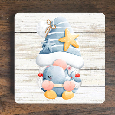 Nautical Gnome Magnet - Beach Gnome Magnet - Beach Magnet - Refrigerator Magnet
