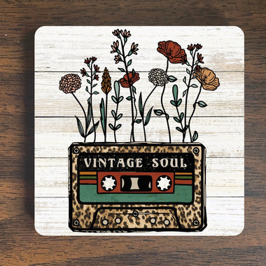 Vintage Soul Magnet - Cassette Tape Magnet - Retro Magnet - Refrigerator Magnet