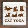 Cat Yoga Magnet 