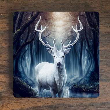 White Deer Magnet