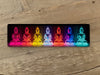 Rainbow Buddhas Tarot Card Holder - 3 Card Holder - Oracle Card Holder