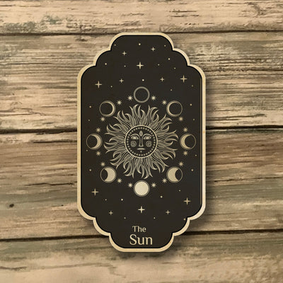 Sun Tarot Card Magnet - UV-Printed 3