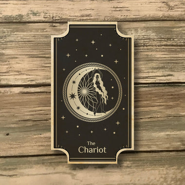 Chariot Tarot Card Magnet - UV-Printed 3
