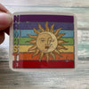 Namaste Sun Sticker - Vinyl Sticker - Vinyl Chakra Sticker - Spiritual Sticker - Namaste Sticker - Laptop Sticker - Water Bottle Sticker