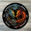 Dragon Pendulum Board - Dragon Divination Board - Full Color - Altar Decoration