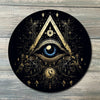 Occult Eye Crystal Grid Color - Occult Eye Altar Decoration