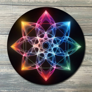 Mandala Crystal Grid Color - Mandala Altar Decoration