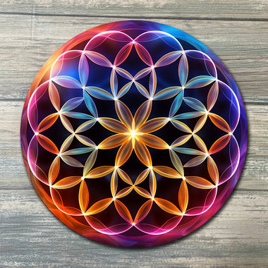 Mandala Crystal Grid Color - Mandala Altar Decoration