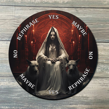 Hekate Pendulum Board - Hecate Divination Board - Full Color - Altar Decoration