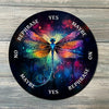 Dragonfly Pendulum Board - Dragonfly Divination Board - Full Color - Altar Decoration