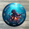 Octopus Pendulum Board - Octopus Divination Board - Full Color - Altar Decoration