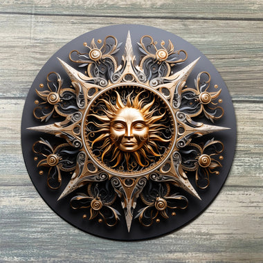 Sun Crystal Grid Color - Sun Altar Decoration