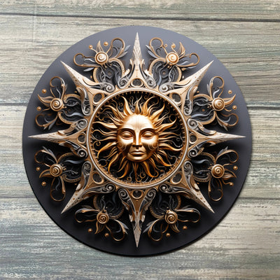 Sun Crystal Grid Color - Sun Altar Decoration