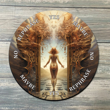 Transmutation Pendulum Board - Alchemy Divination Board - Full Color - Altar Decoration