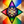 Abstract Rainbow Merkaba Series